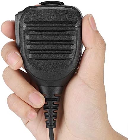 Микрофон за преносими радиостанции, 3,5 мм ПР Ръчен двустранен говорител с микрофон за YAESU FT1D, FT1XDR, FT2DR,