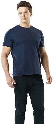 Мъжки Спортни Ризи TSLA За Движение, Динамични Памучни Ризи За Фитнес, бързо съхнещи Тениски За тренировки С