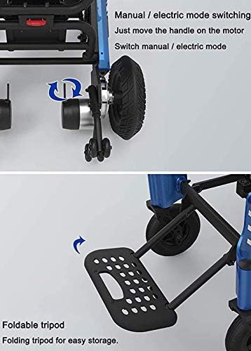Модерна преносима инвалидна количка NEOCHY, най-лесната в света, сгъваем комплект ергономичен, удобен за пътуване,