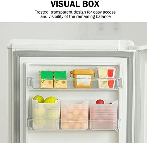 Кутия за съхранение със страна като хладилника Кутия за сортиране на продукти Кутия за съхранение на пресни