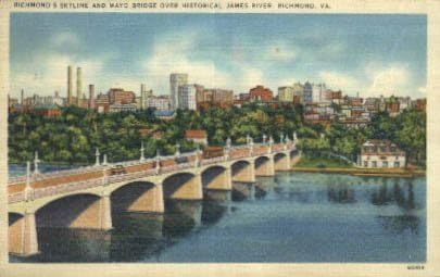 Пощенска картичка от Ричмънд, щата Вирджиния