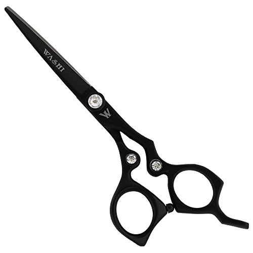 Ножици за рязане на лед Washi Beauty Black Diamond 5,5 / 6,0 Професионални инструменти за коса 440C (5,5)
