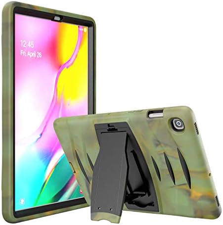Калъф UGOcase Galaxy Tab S5e 10.5 инча 2019, калъф SM-T720/T725/T727, Хибриден 3-Слойный Здрав Сверхпрочный устойчив на удари калъф-поставка Kidsproof Defender за Samsung Tab S5e 10,5 SM-T720/SM-T725 2019, Armaygreen