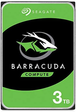Вътрешен твърд диск Seagate BarraCuda 3tb HDD – 3,5-Инчов SATA 6gb /s 7200 об/мин 64 MB Кеш-памет за настолен