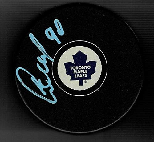 Никита Отваряне Подписа шайбата Торонто Мейпъл Лийфс - за Миене на НХЛ с автограф
