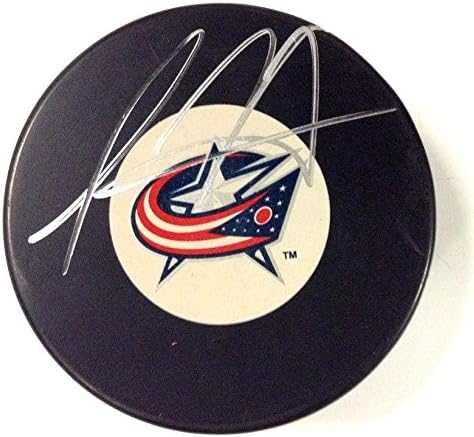 Миене с автограф на Сони Милано Кълъмбъс Блу Джакетс и COA - за миене на НХЛ с автограф