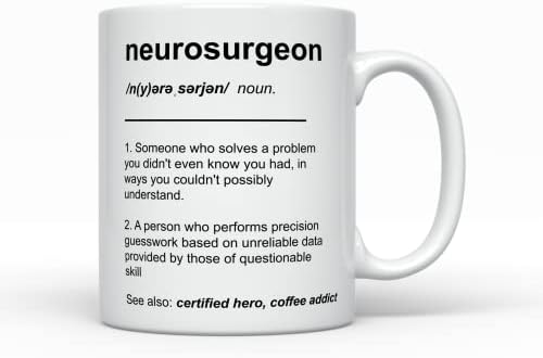 Кафеена Чаша Нейрохирурга, Забавни Подаръци за най-добър Невролог за Всички времена, за мъже, за Жени, Благодарност