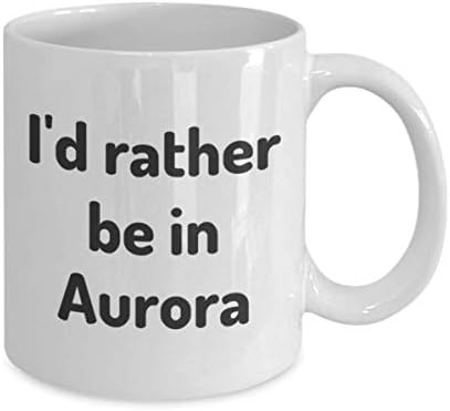 Аз бих Предпочел Да Aurora Tea Cup Подарък Пътник Колега, Приятел, Подарък Чаша за пътуване в Колорадо