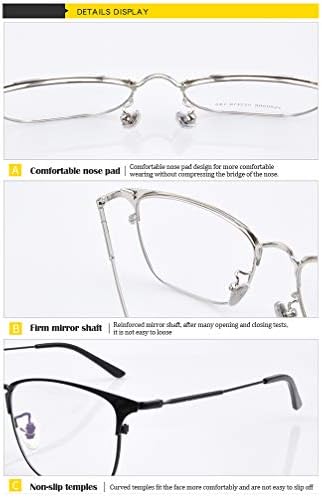 Блокиране на Синя Светлина Фотохромичните Прогресивно Мультифокальные Очила За четене в ретро-Метална Рамка