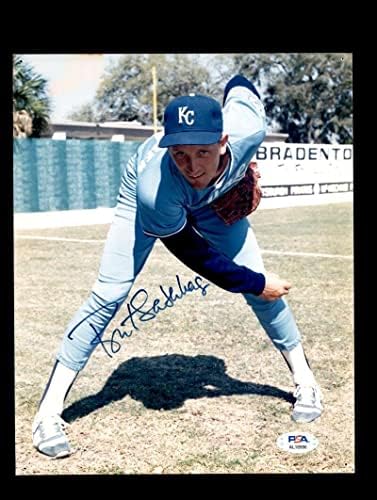 Брет Саберхаген PSA DNA Подписа 8x10 Снимка с Автограф на Членовете на Кралското семейство - Снимки на MLB с