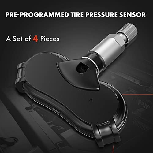 Сензори система за контрол на налягането в гумите Премиум-клас, съвместими с Toyota RAV4 2019-2021 Tundra 2018-2021 Sequoia 2017-2021 Highlander Комплект от 4 теми