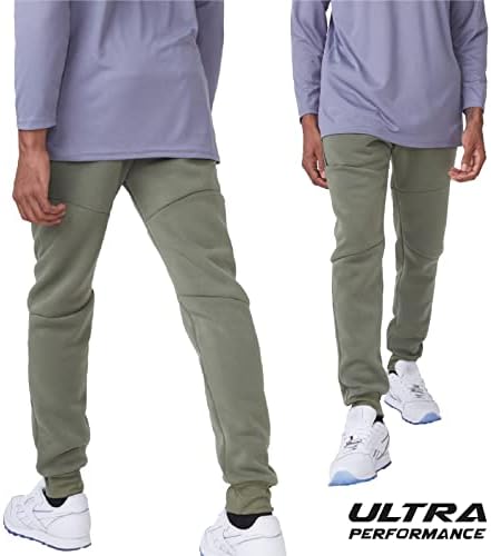 Мъжки Джоггеры Ultra Performance Pack 3 от руното Active Tech за бягане, Мъжки Спортни Панталони с джобове с