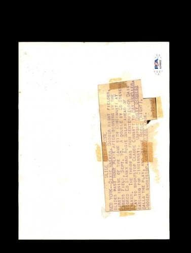 ДНК Пиш Пиш Рийз С Подпис на PSA 7x9 Оригинала 1946 Г., Метална Снимка, за Автограф Доджърс - Снимки на MLB