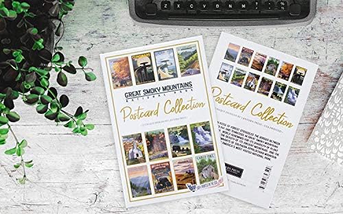 Фенер Press национален парк Йелоустоун - Набор от пощенски картички от 12 Различни Оригинални картички с илюстрации