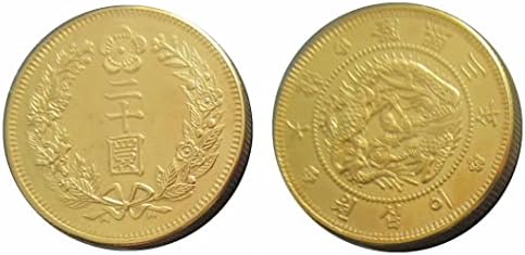 Дэхан Енхи 3 Години 20 Вон Чуждестранна Копие на Златна Възпоменателна Монета KR24