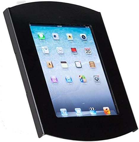 Скоба за iPad Displays2go за стенен монтаж, Скрита бутон у Дома, Включва скоба за четене на карти памет за търговска