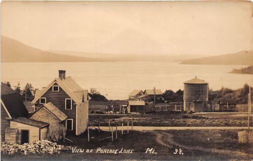 Пощенска картичка Portage Lake, Мейн