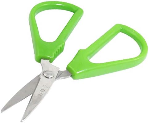 Нов Lon0167 Students A-p-pl Със зелена пластмасова дръжка, надеждна ефективност, Остър нож, Ножици, инструмент