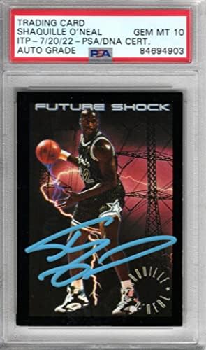 Търговската картичка 1994 SkyBox Future Shock с Автограф Шакила о ' Нийл и Орландо Мэджиком в капсула №331 PSA/DNA AUTO GRADE GEM MT 10 84694903 - Баскетболни карта, без подпис