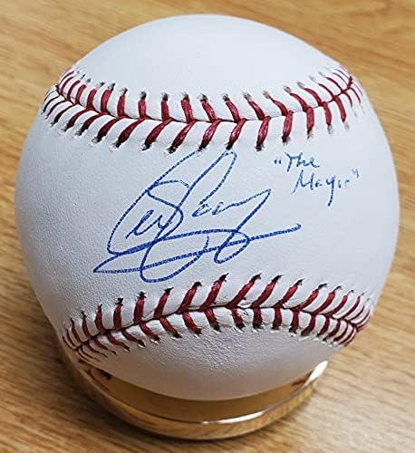 С автограф на Шон Кейси - Кмета Роулингса, официален представител на Мейджър лийг бейзбол с COA