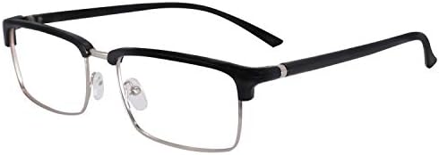 OCCI CHIARI Черни Очила за четене за мъже в Полукадровой стилни рамки за четене 0 1.0 1.25 1.5 2.0 2.25 2.5