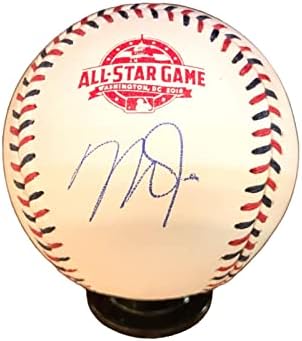 Официалната Холограма Роулингса с Автограф на Майк Пъстърва на Мача на звездите на Мейджър лийг бейзбол Бейзбол