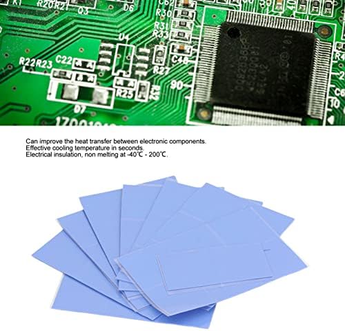 50шт Силиконова Термопластичная Уплътнение 30x30x0,5 мм Горенето Изолационен Охладител Охладител за процесор