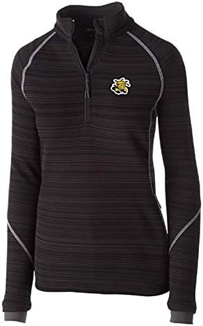 Дамски яке-пуловер с отклонение от нормата Ouray Sportswear NCAA Wichita State Shockers, Среден размер, Черен