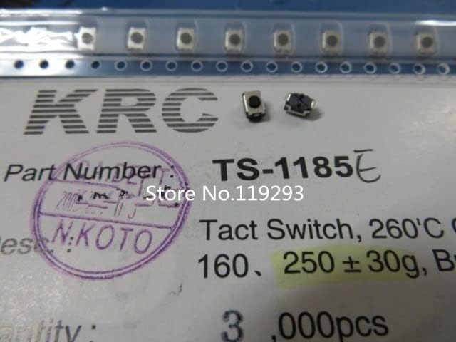 [ БЕЛА]Тайвански KRC TS-1185 MP3MP4 3 * 4 * 2 Сензорен ключов превключвател внос температура на околната среда