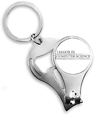 Цитат Аз специализируюсь на Компютърните науки Ножица за нокти Халка Ключодържател Отварачка за Бутилки Машина