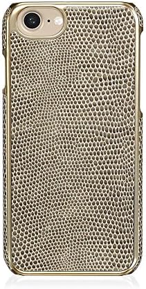 Калъф за iPhone 7 - Pipetto Magnetic Snap Case изключително тънък Кожен калъф премиум клас- Лек Тънък твърд