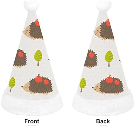 Коледната шапка във формата на таралеж, персонални шапка на Дядо Коледа, забавни коледни декорации
