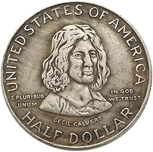 Старинни Занаяти Американски Полдоллара 1634-1934 Мери Сребърен Долар Възпоменателна Монета Събиране на монети