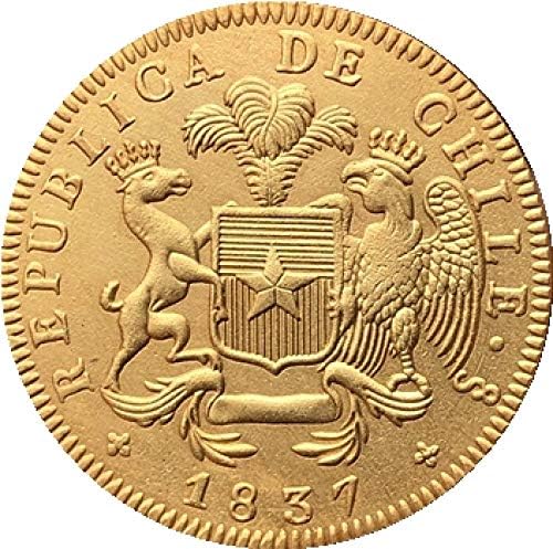 Монета на 1837 г. в 8 Эскудо Чили
