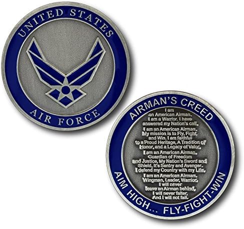 Монета на Военно-въздушните сили на САЩ The Airman's Creed Challenge