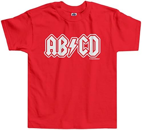 Тениска за новородени бебета /деца Threadrock Little Boys' ABCD