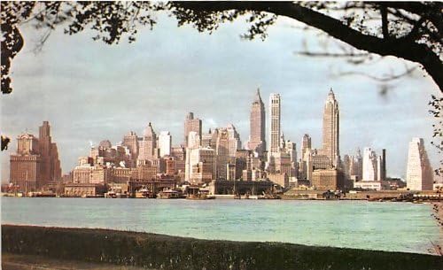 Пощенска картичка с Манхэттеном, Ню Йорк