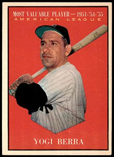 1961 Най-ценен играч № 472 от Ню Йорк Янкис Йога Берра (бейзболна картичка) VG/EX йорк Янкис