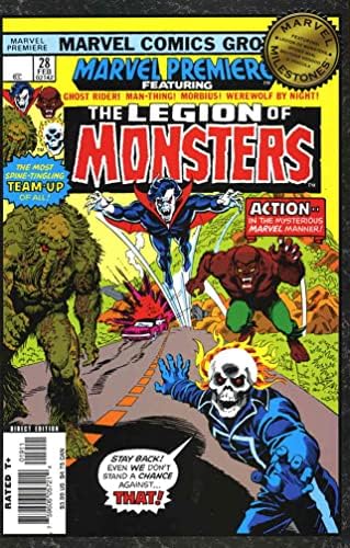 Етапи на Marvel: Легион чудовища, спайдърмен и Брат Вуду 1 VF / NM; комикс на Marvel