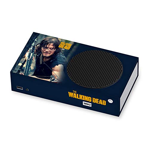 Дизайн на своята практика за главата Официално Лицензиран AMC The Walking Dead Карл Лурк Дарил Диксън Графика Vinyl Стикер Детска Стикер на кожата Калъф е Съвместим С конзола