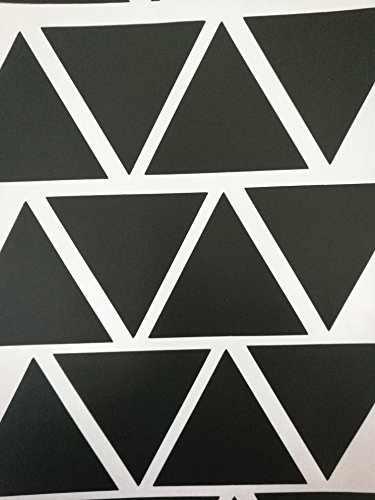 64 бр./компл. Триъгълници Стенен Декор Стикер Твърди Кухи Племенни Триъгълници Модел Етикети Vinyl Детска Стая