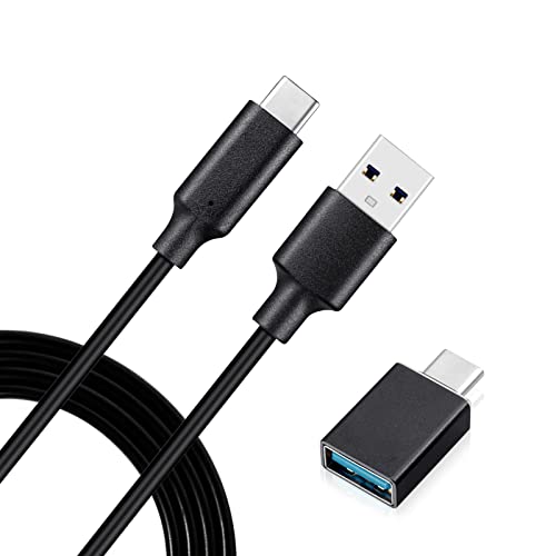 USB кабел C-USB съвместим с Elgato Wave XLR/Facecam/Stream Deck XL (32 клавиши), с USB адаптер, Female-C USB