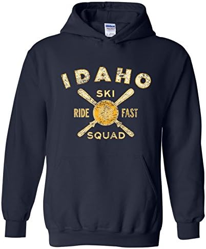 Основна памучен Hoody UGP Campus Apparel Ski Squad с качулка