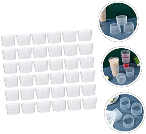 BESTonZON 100 бр Пластмасова Чаша за студено Питие С Лед за Еднократна употреба Чаша-Чаша за Изолирани Напитки
