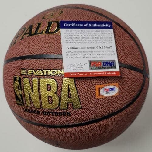 Байрън Скот подписа договор с 3-кратен ШАМПИОН на НБА Сполдинг Баскетбол Лейкърс ~ PSA ITP COA - Баскетболни топки с автографи