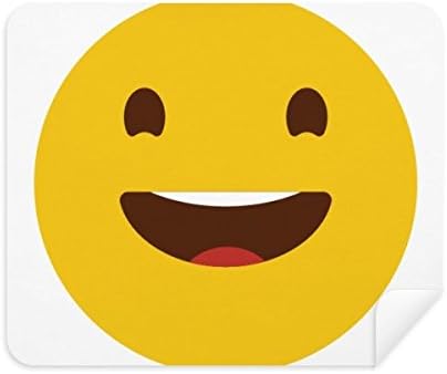 Щастлив Смях Жълто Сладък Онлайн Щастливата Плат За Почистване на Екрана за Пречистване на 2 елемента Замшевой