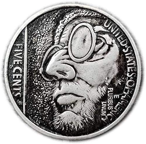 Релефно 1915 Този Убиец не е твърде студено Творчески американски 骷髅 Колекция от монети