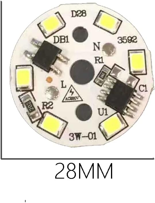 AC 220v Led на PCB SMD 2835 entegre IC sürücü LED boncuk akıllı IC 3W SMD 5W 7W 9W 12W 15W Led ışık kaynağı