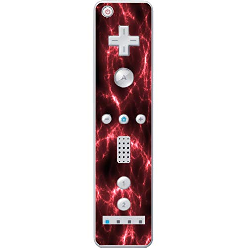 Червена Грозовая Електрическа Vinyl Стикер с Надпис Гръмотевична Буря Skin by Moonlight4225 за контролера Wiimote Wii