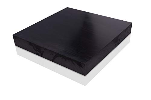 HDPE (полиетилен висока плътност) Пластмасов лист, 1 1/2 x 12x 24 с Черен цвят